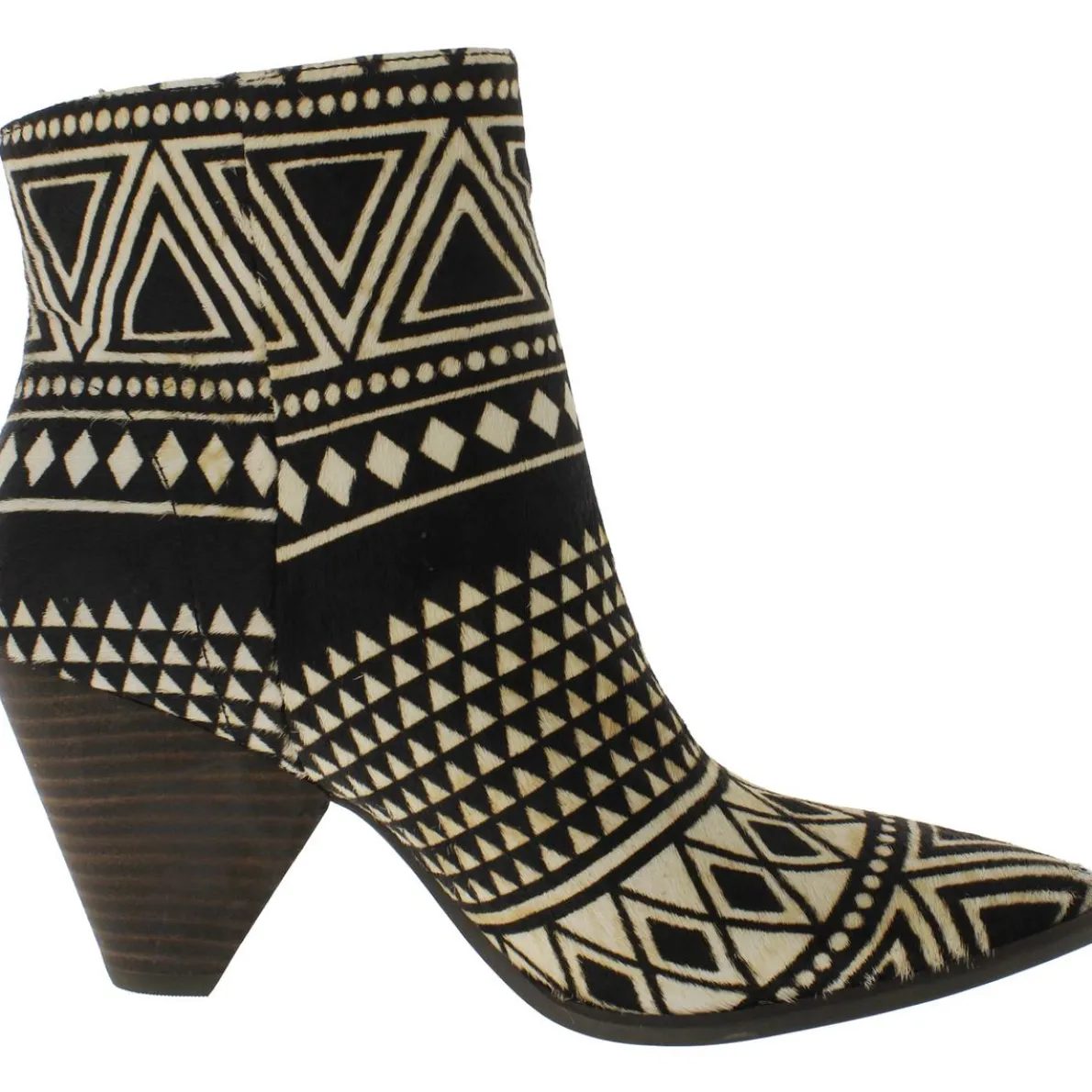 Munise 2 Leather Calf Hair Booties