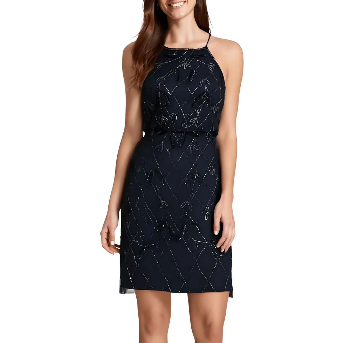 Embellished Cocktail And Party Dress