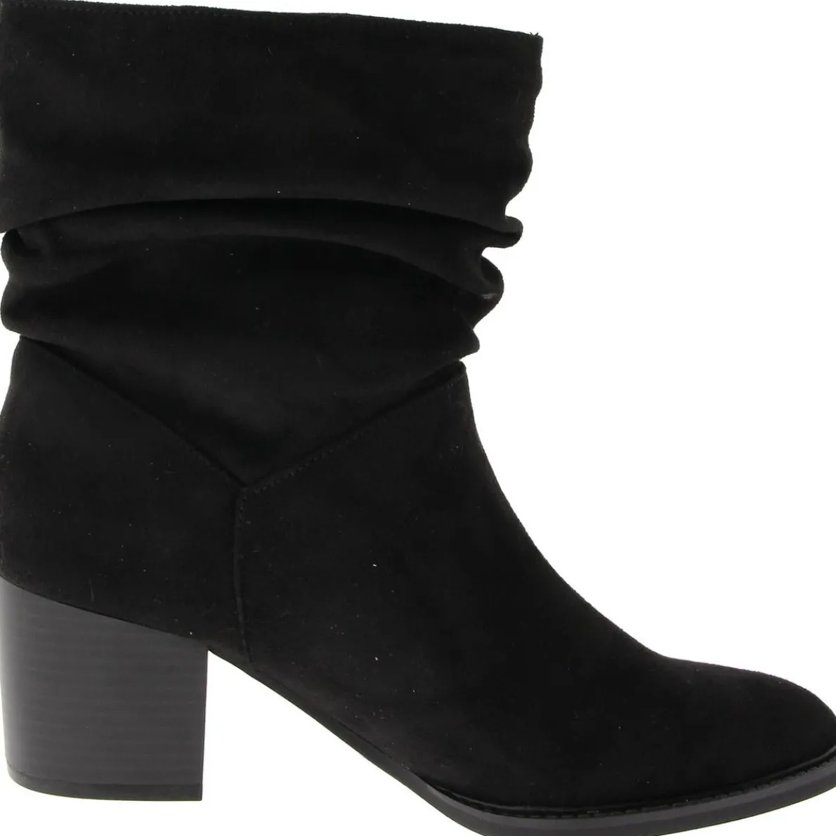 GENOVIA Faux Suede Pull On Ankle Boots