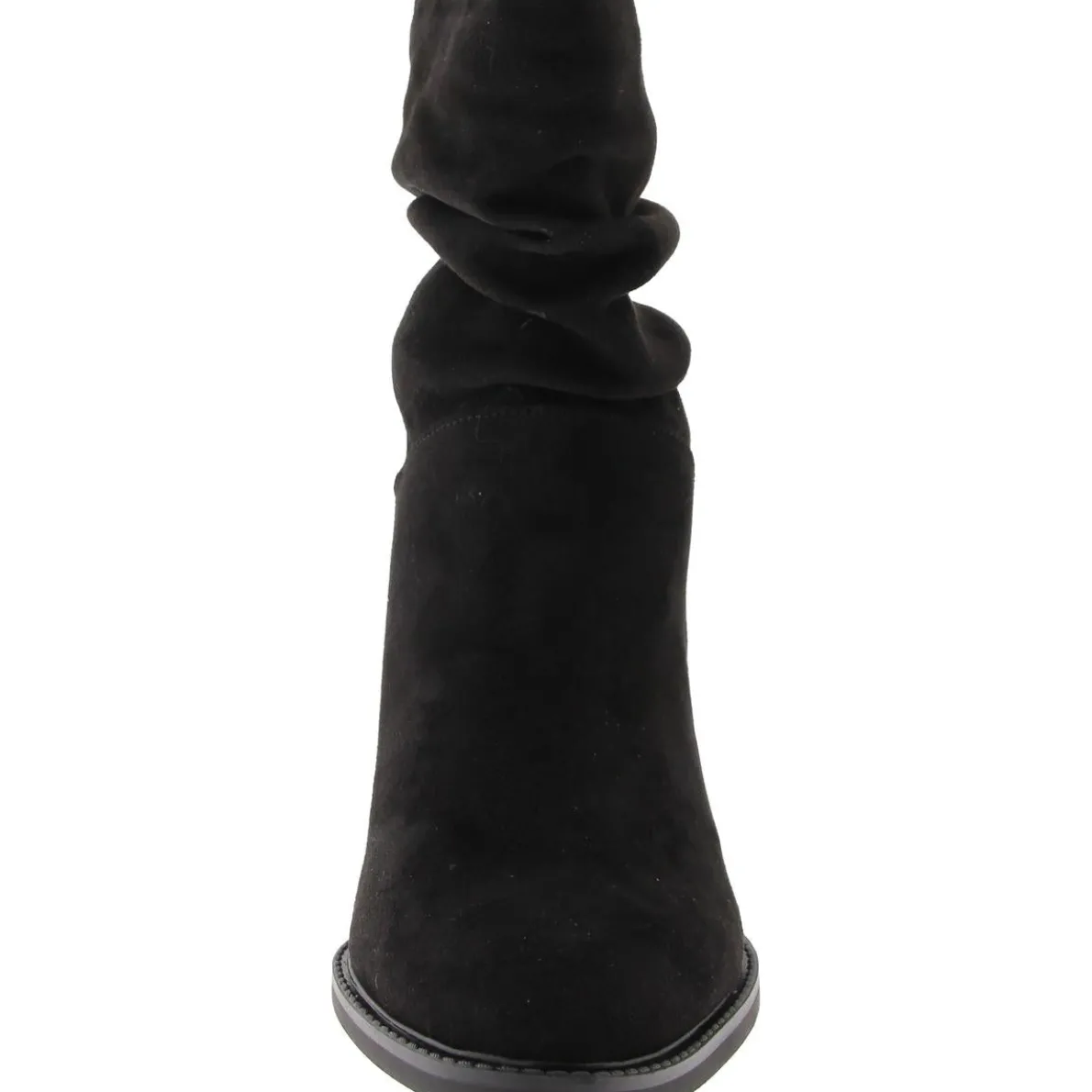 GENOVIA Faux Suede Pull On Ankle Boots