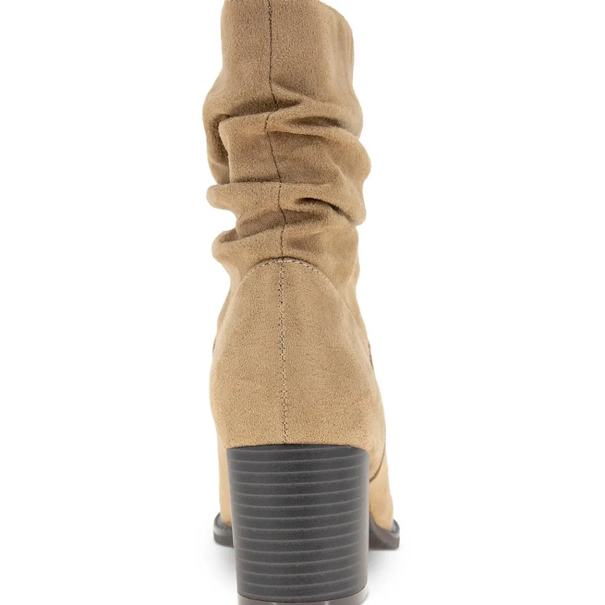 GENOVIA Faux Suede Pull On Ankle Boots