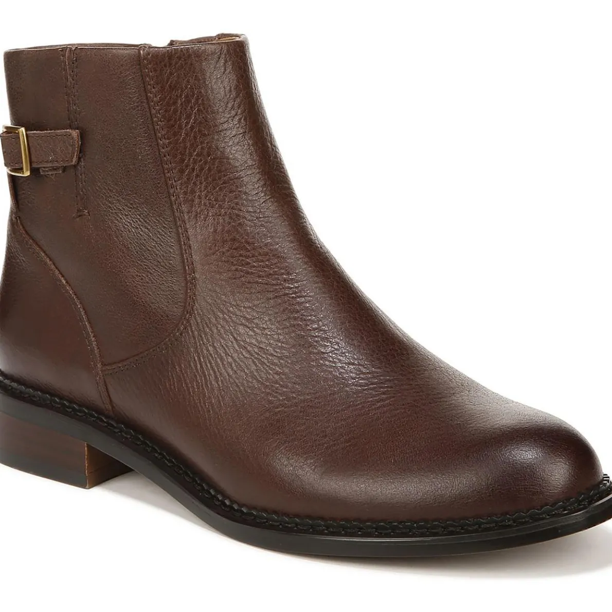 Hansa Leather Ankle Booties