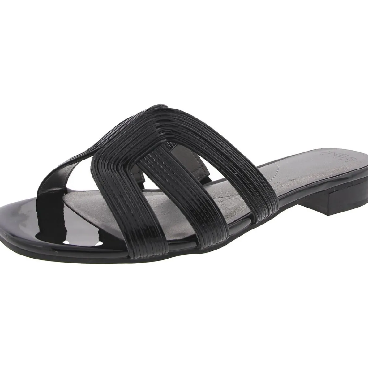 Roselly Comfort Insole Patent Slide Sandals