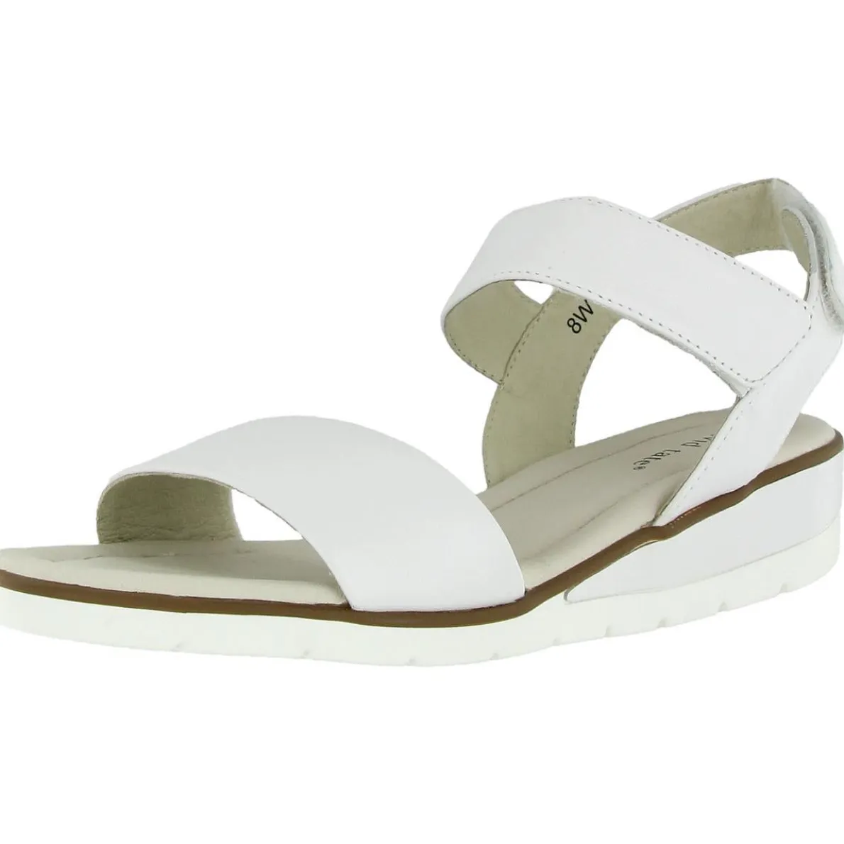 Scala Adjustable Leather Slingback Sandals