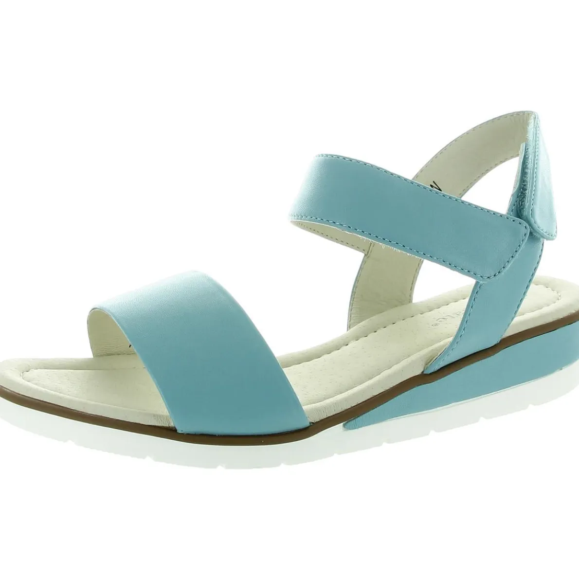 Scala Adjustable Leather Slingback Sandals