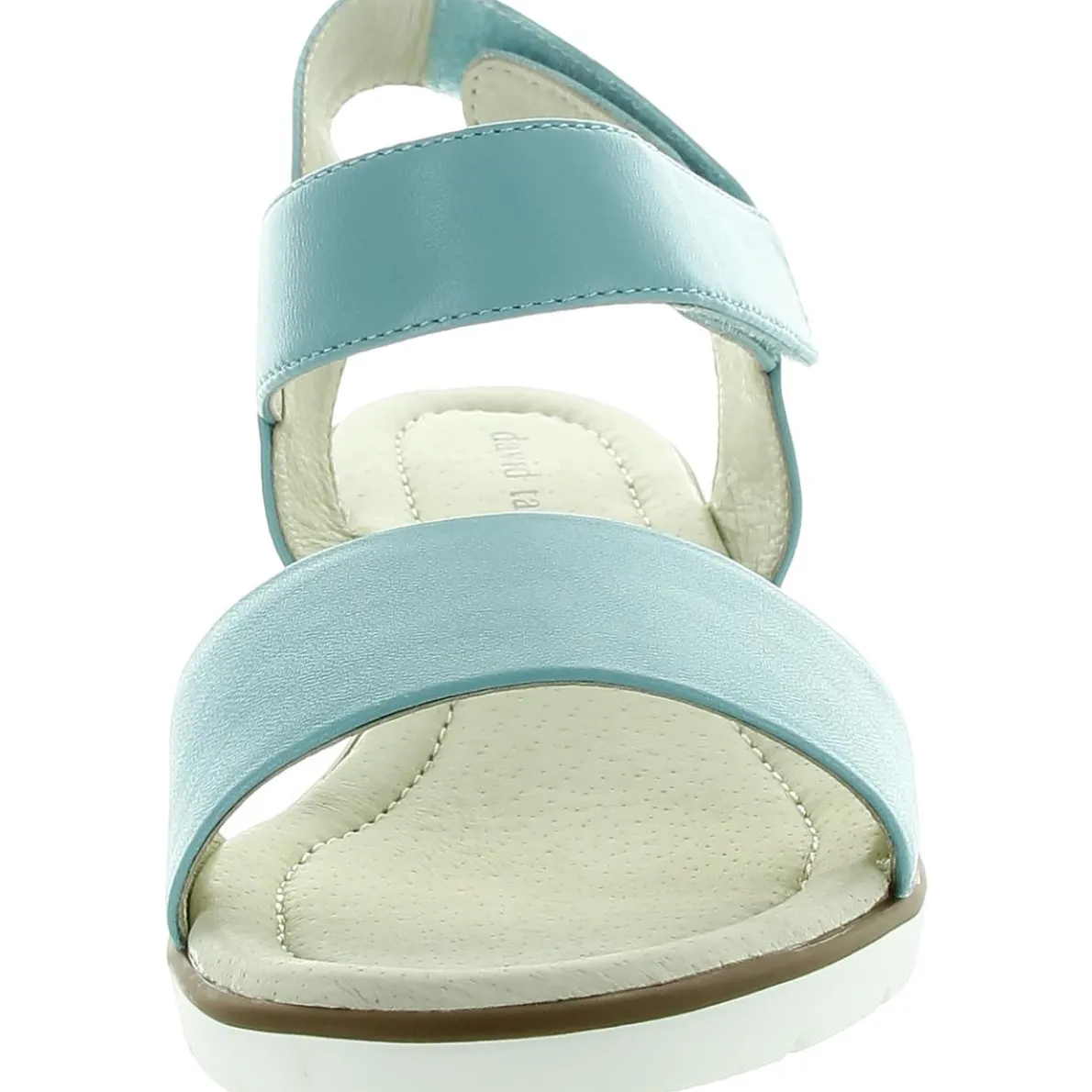 Scala Adjustable Leather Slingback Sandals