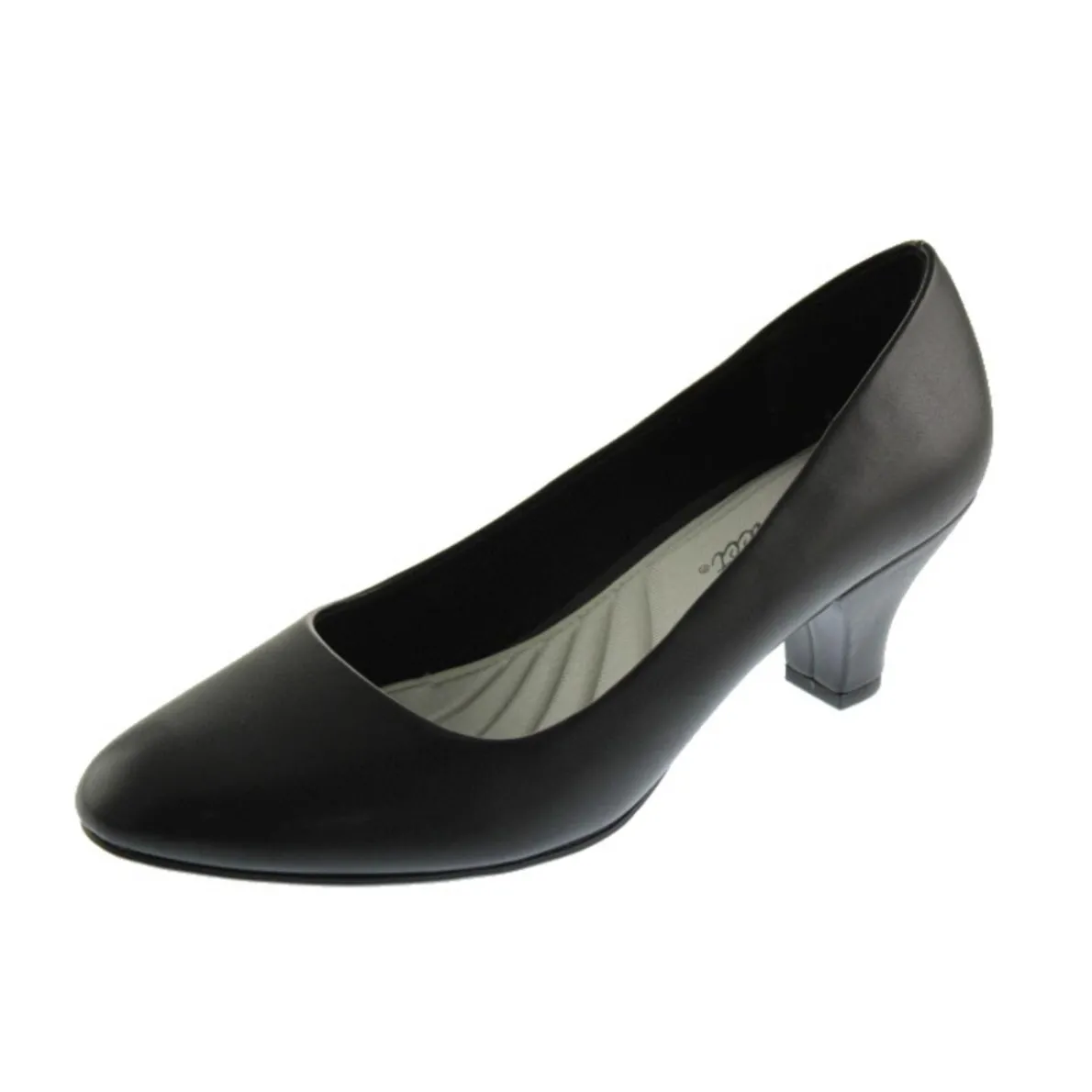 Fabulous Faux Leather Slip On Pumps