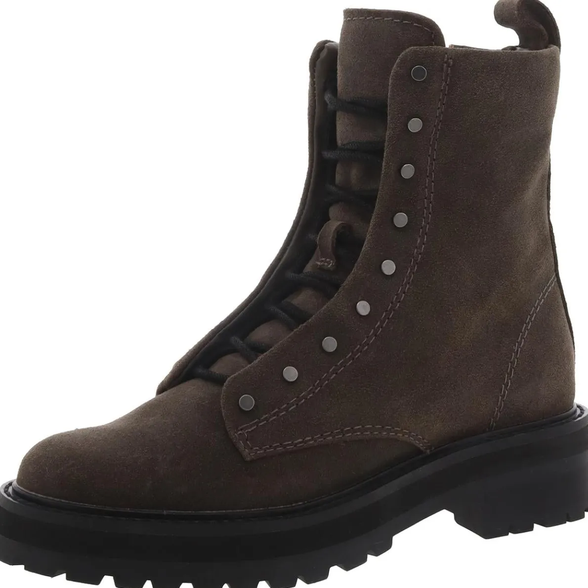 Ranier Suede Lug Sole Motorcycle Boots