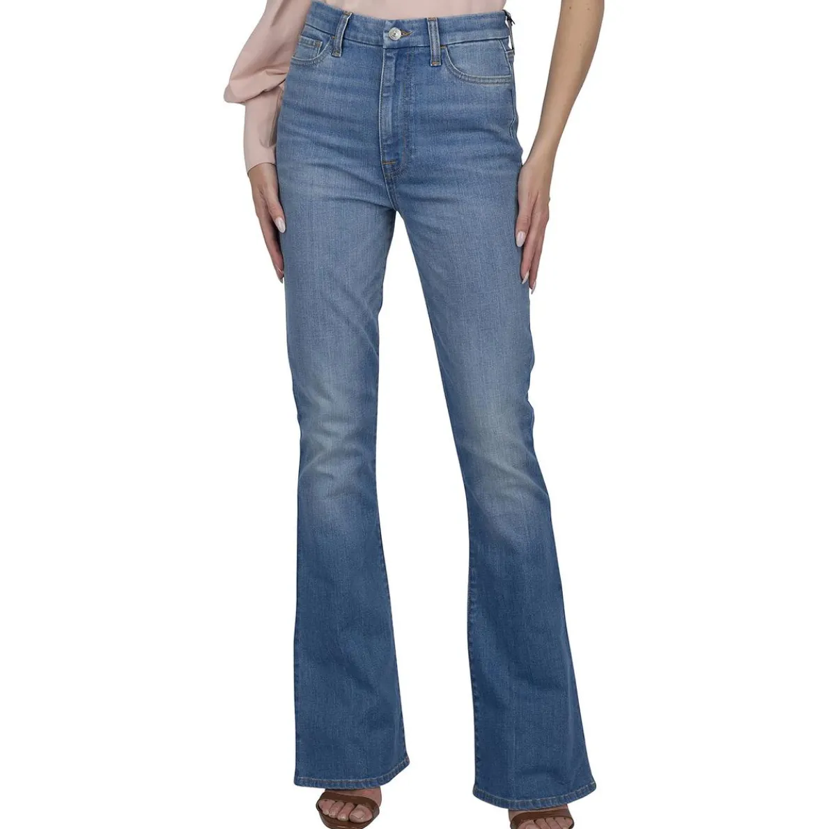 Denim Cotton Bootcut Jeans