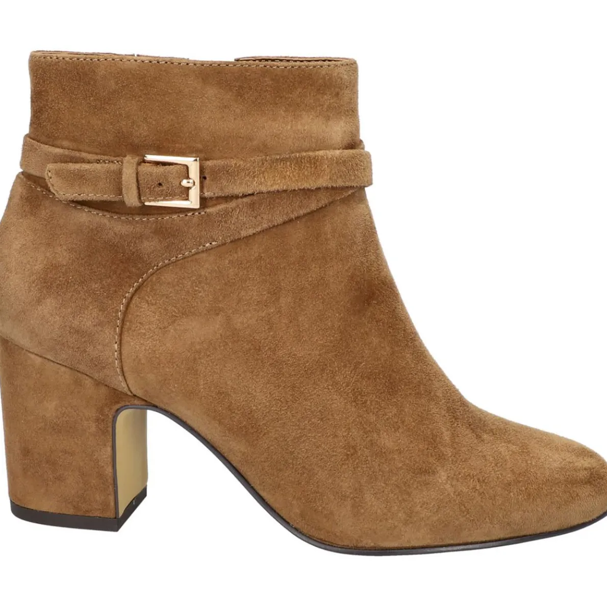 Arlette Suede Round Toe Ankle Boots