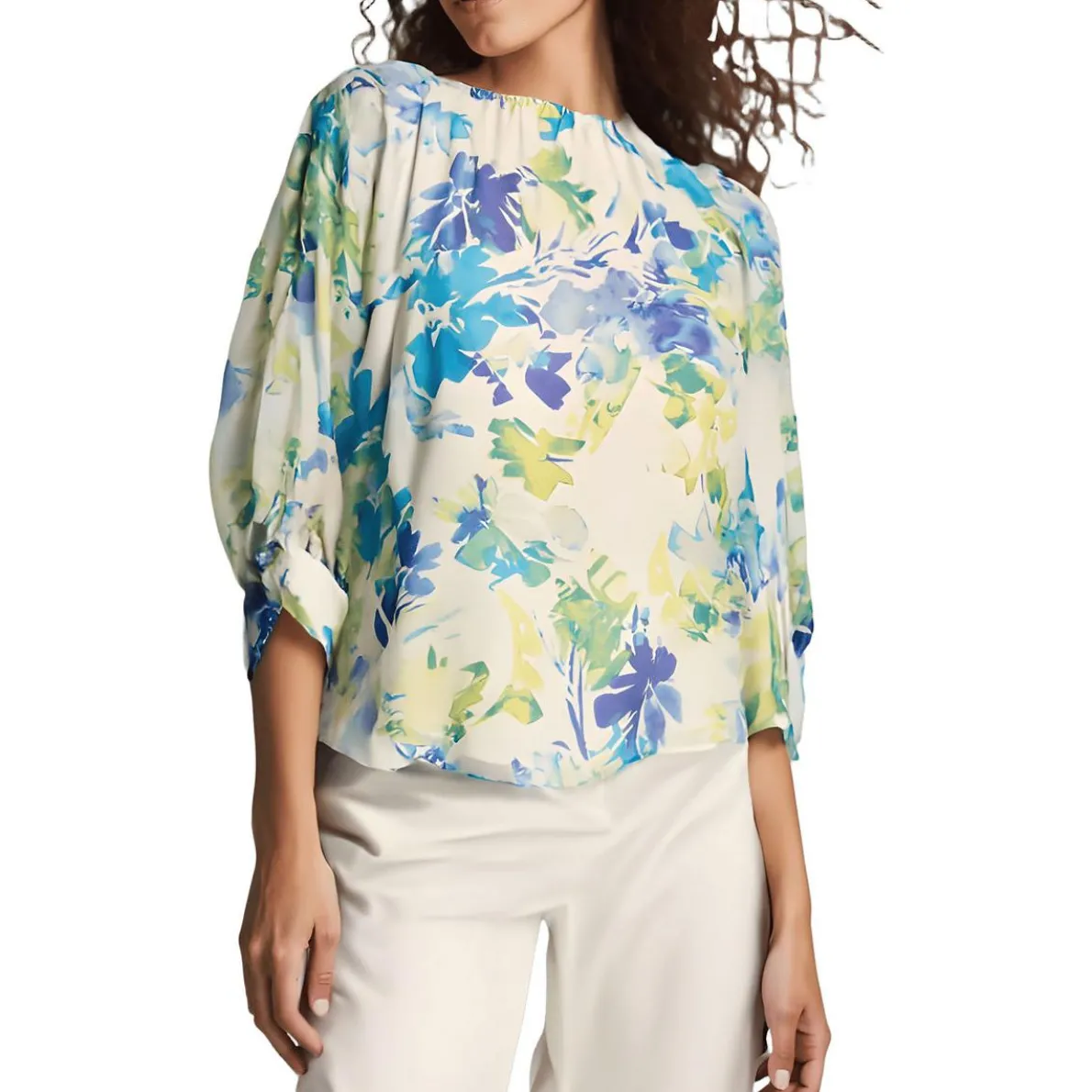 Printed Chiffon Blouse