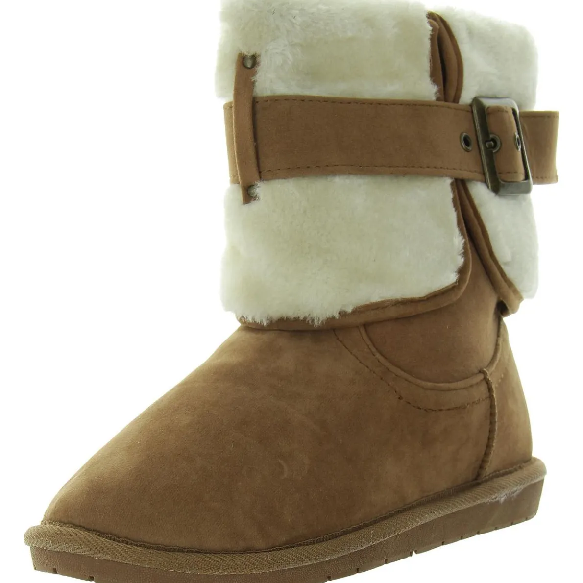 SGR Privy Belted Faux Fur Shearling Boots
