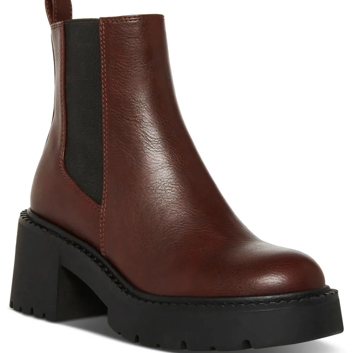 Trust Faux Suede Lug Sole Chelsea Boots