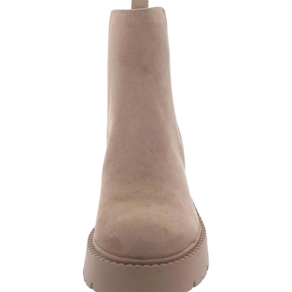 Trust Faux Suede Lug Sole Chelsea Boots