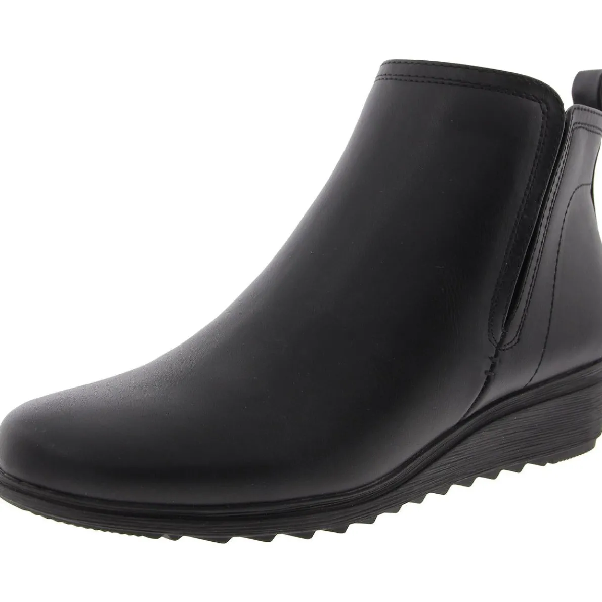 Yuna 3 Zipper Faux Leather Booties