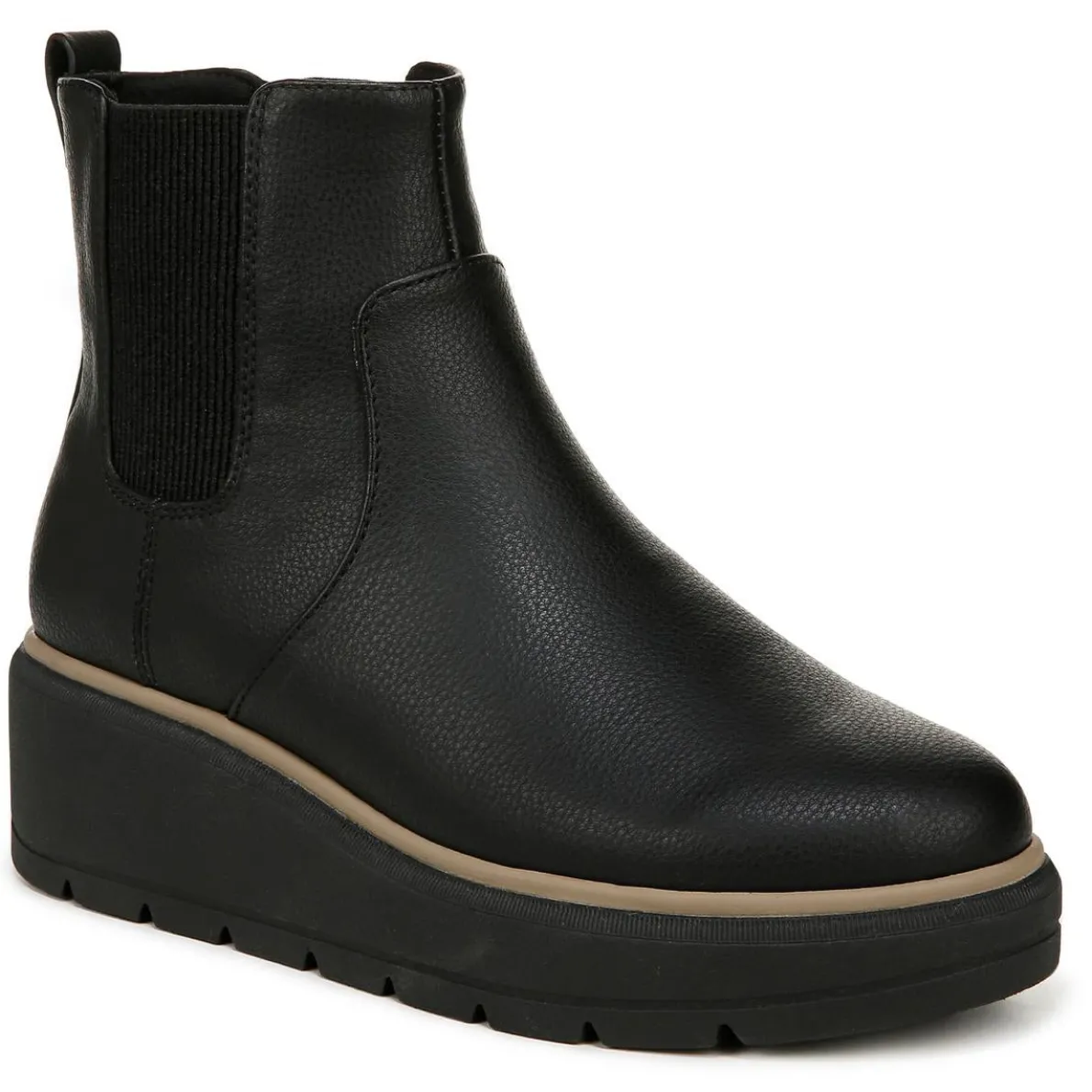 Nice Max Up Stretch Faux Suede Chelsea Boots
