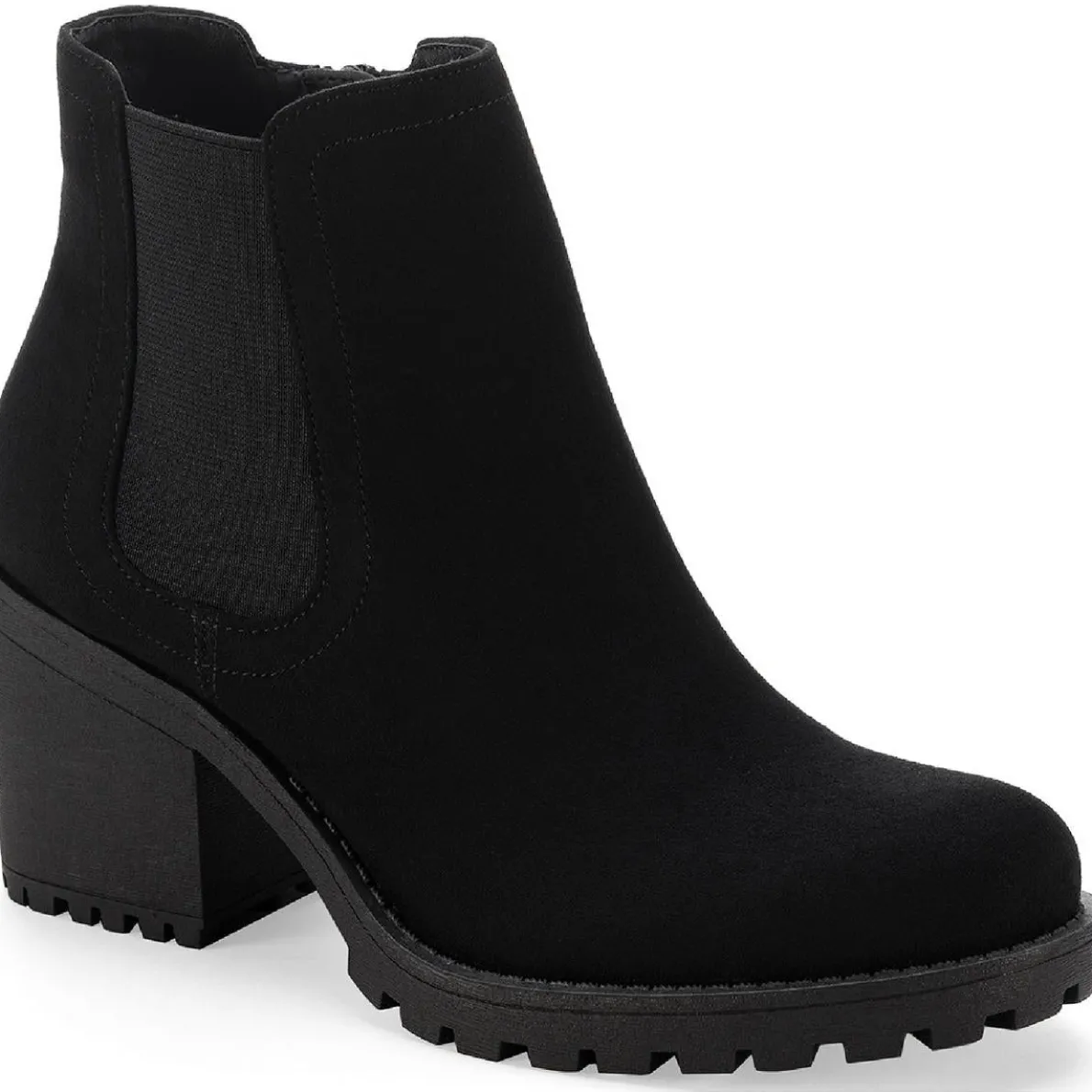 Morghan Faux Suede Cold Weather Heels