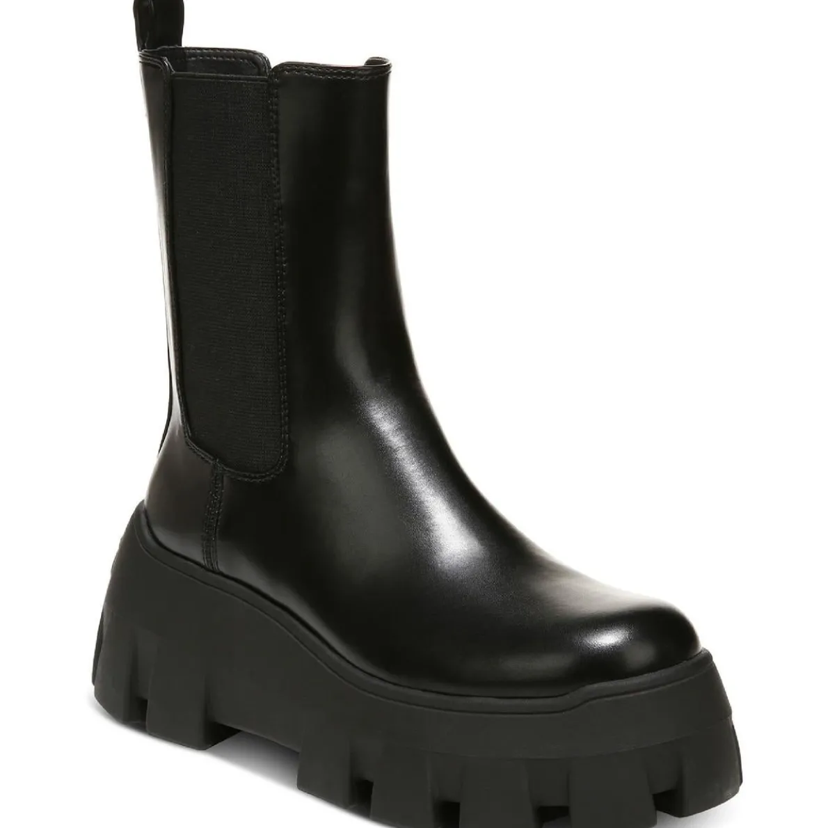 Ana Mixed Media Pull On Ankle Boots