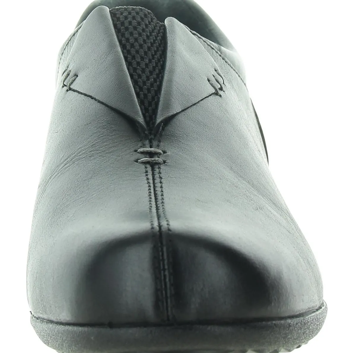 Naples Leather Slip On Wedge Boots