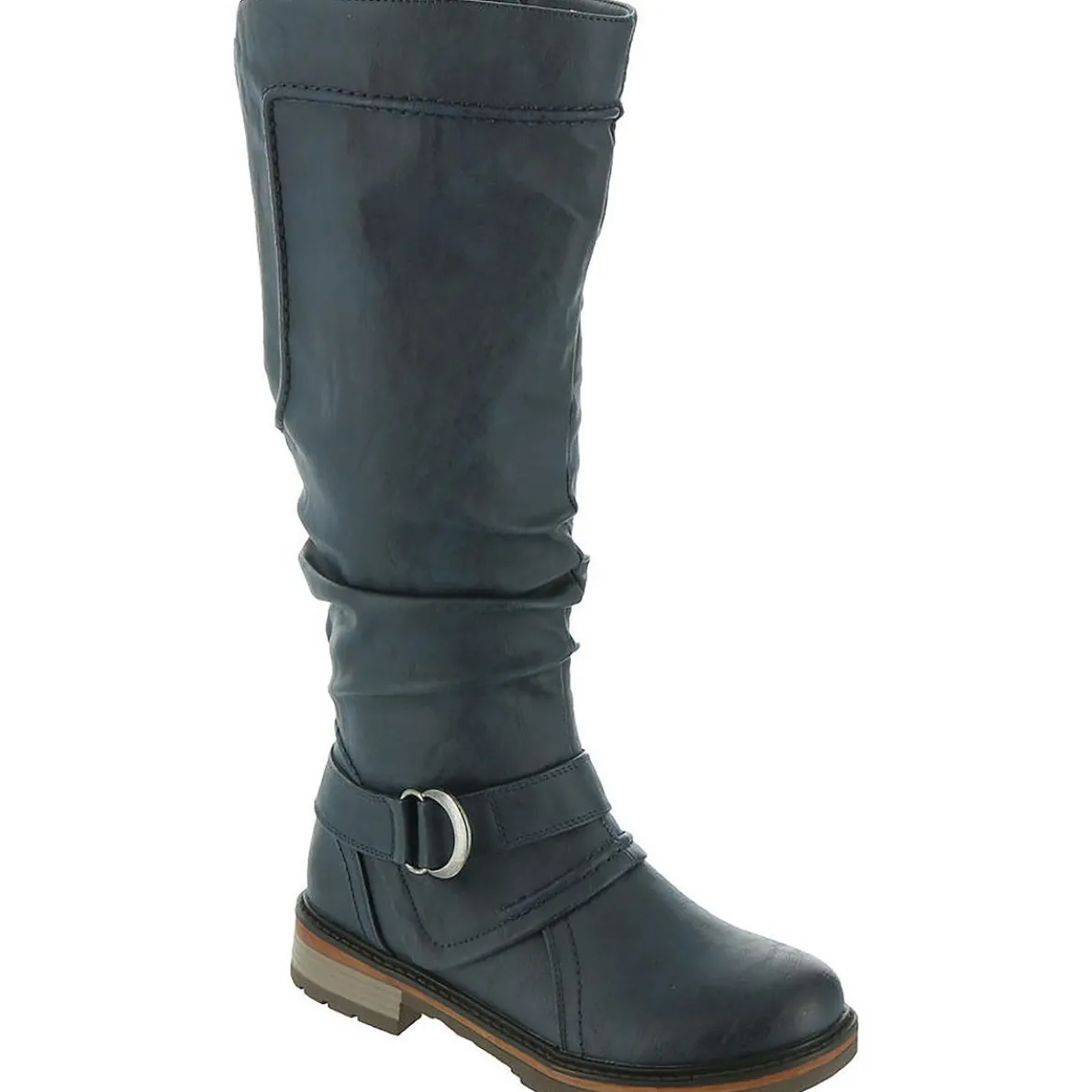 Fiona 3 Faux Leather Wide Calf Knee-High Boots