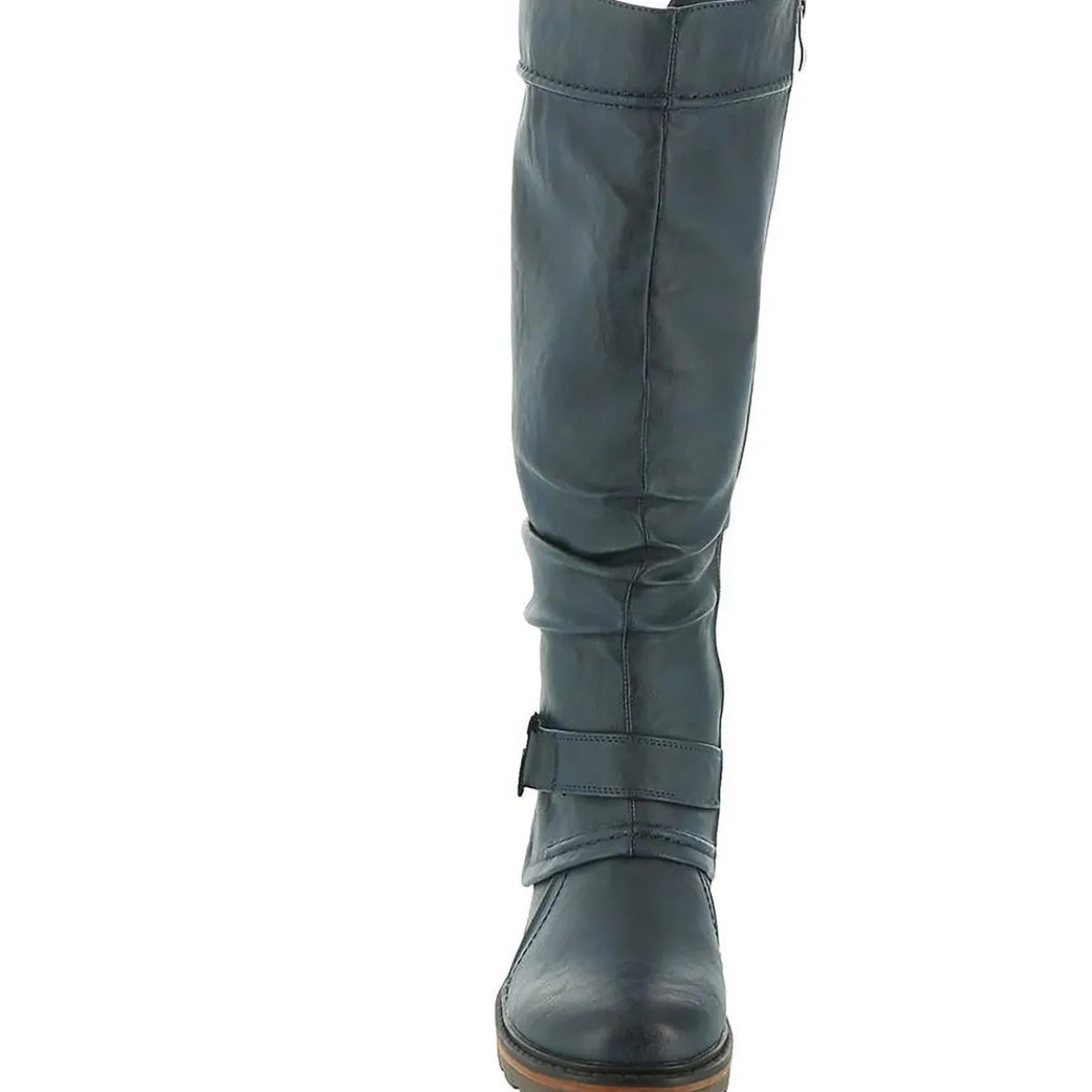 Fiona 3 Faux Leather Wide Calf Knee-High Boots