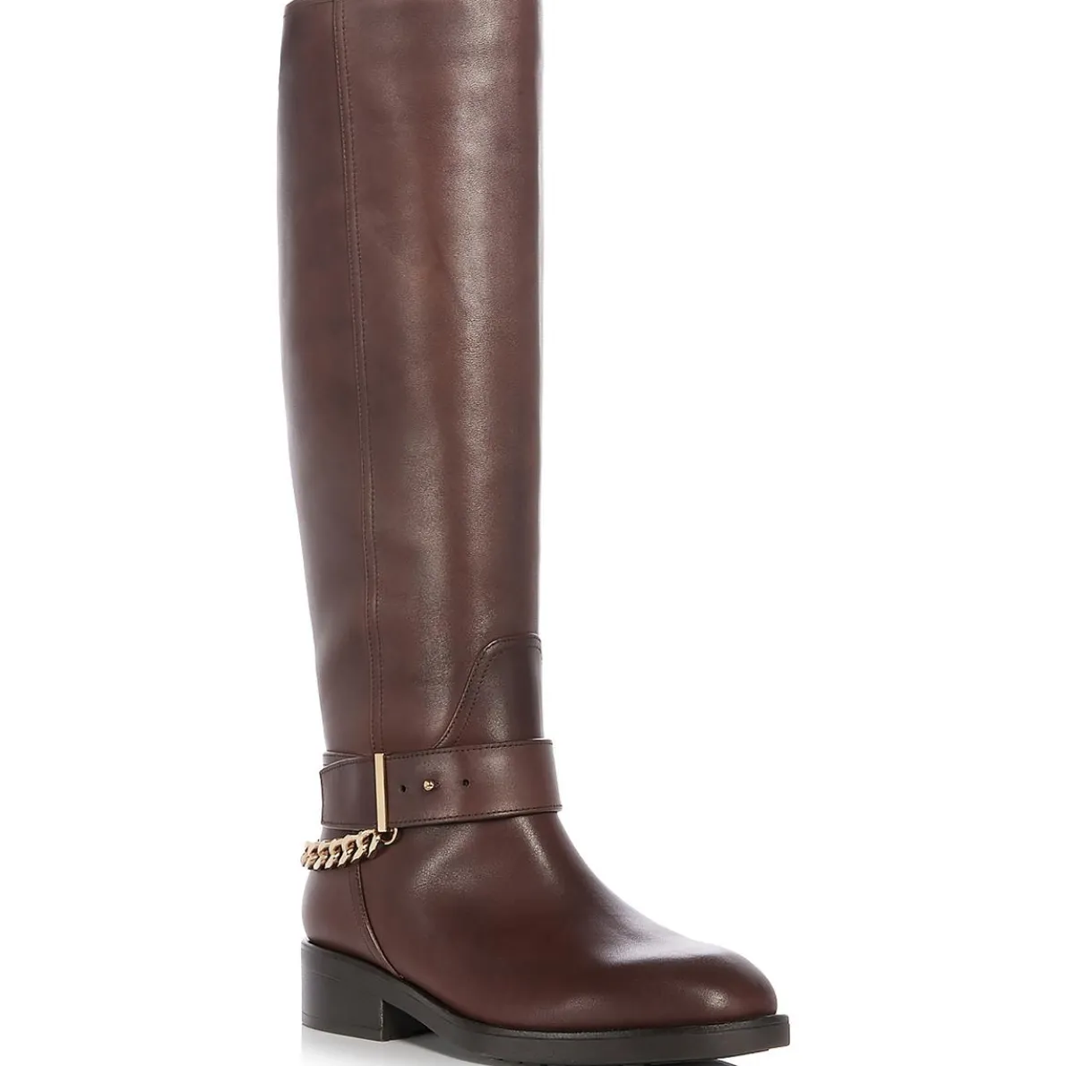 Riley Leather Round toe Knee-High Boots