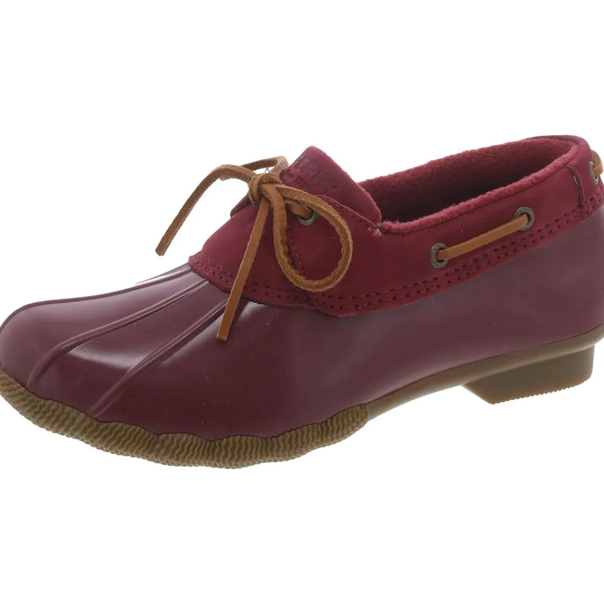 1-Eye Duck Suede Solid Booties