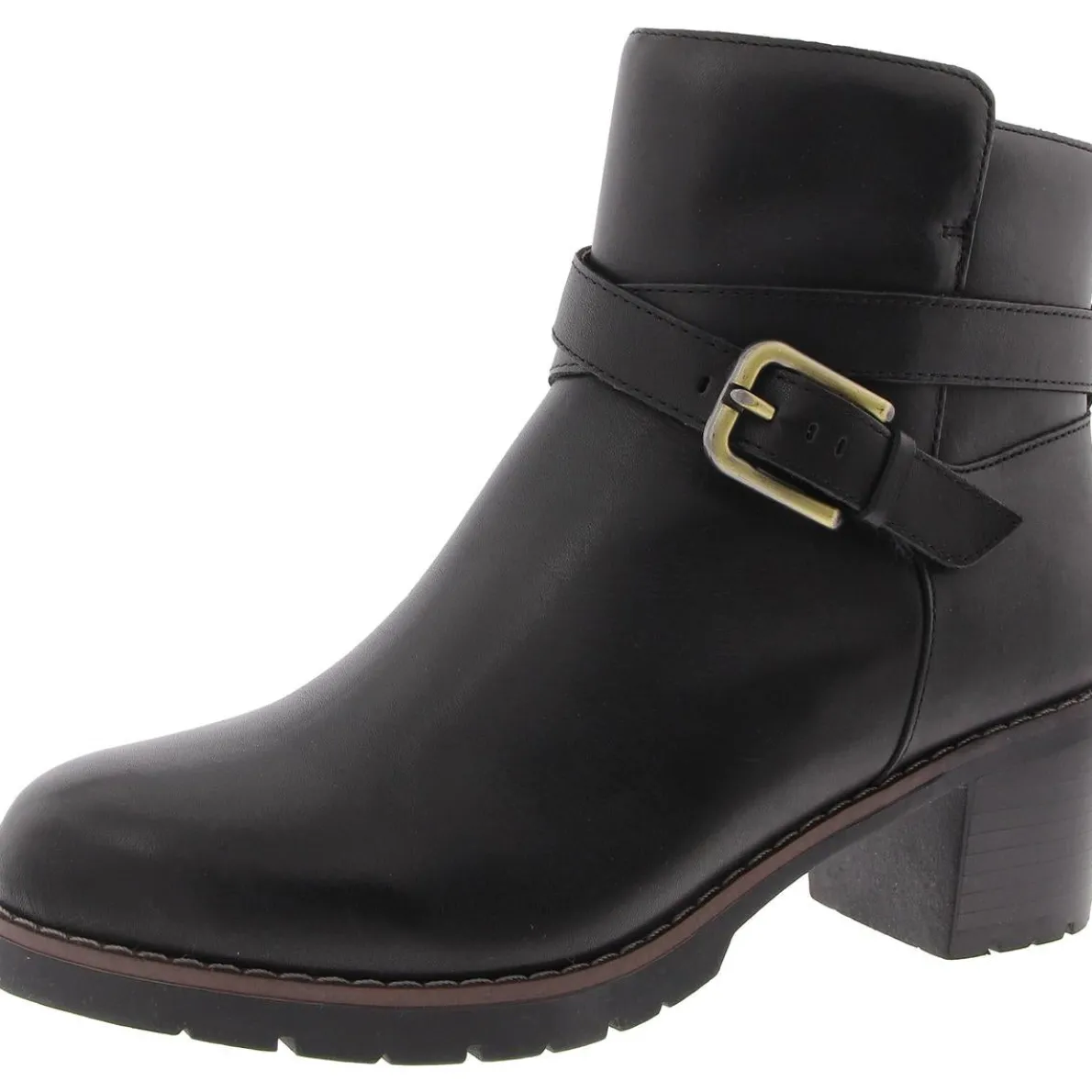 SECANTRELL Buckle Leather Booties