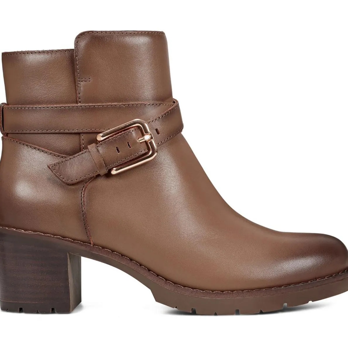 SECANTRELL Buckle Leather Booties
