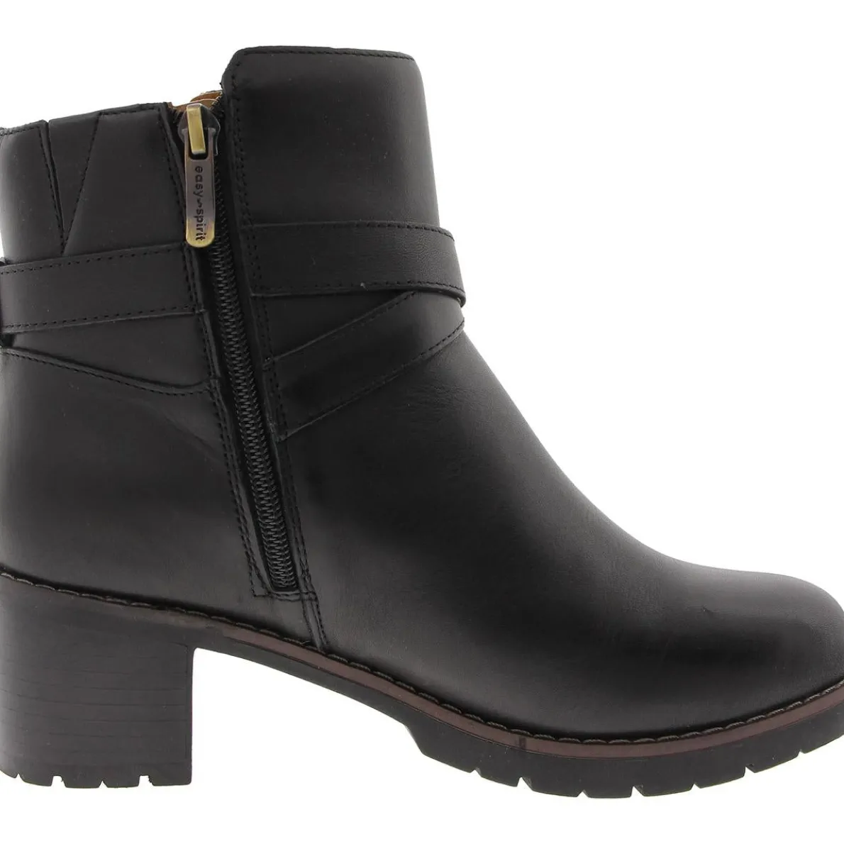 SECANTRELL Buckle Leather Booties