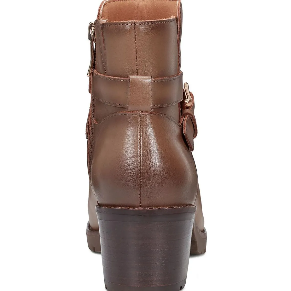 SECANTRELL Buckle Leather Booties