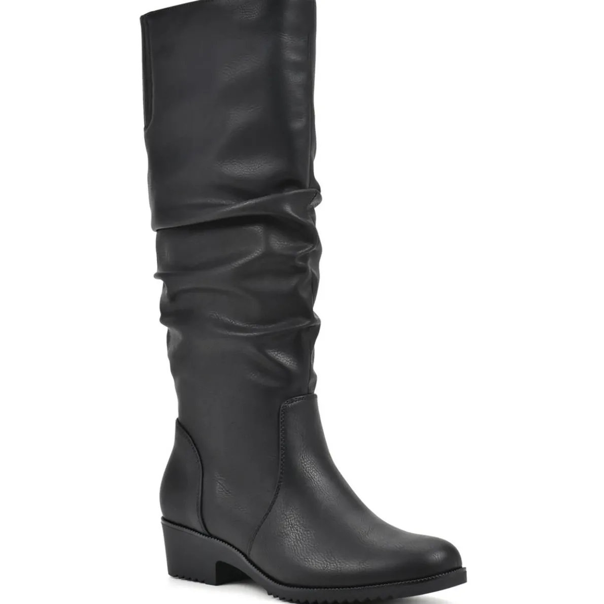 Round Toe Tall Knee-High Boots