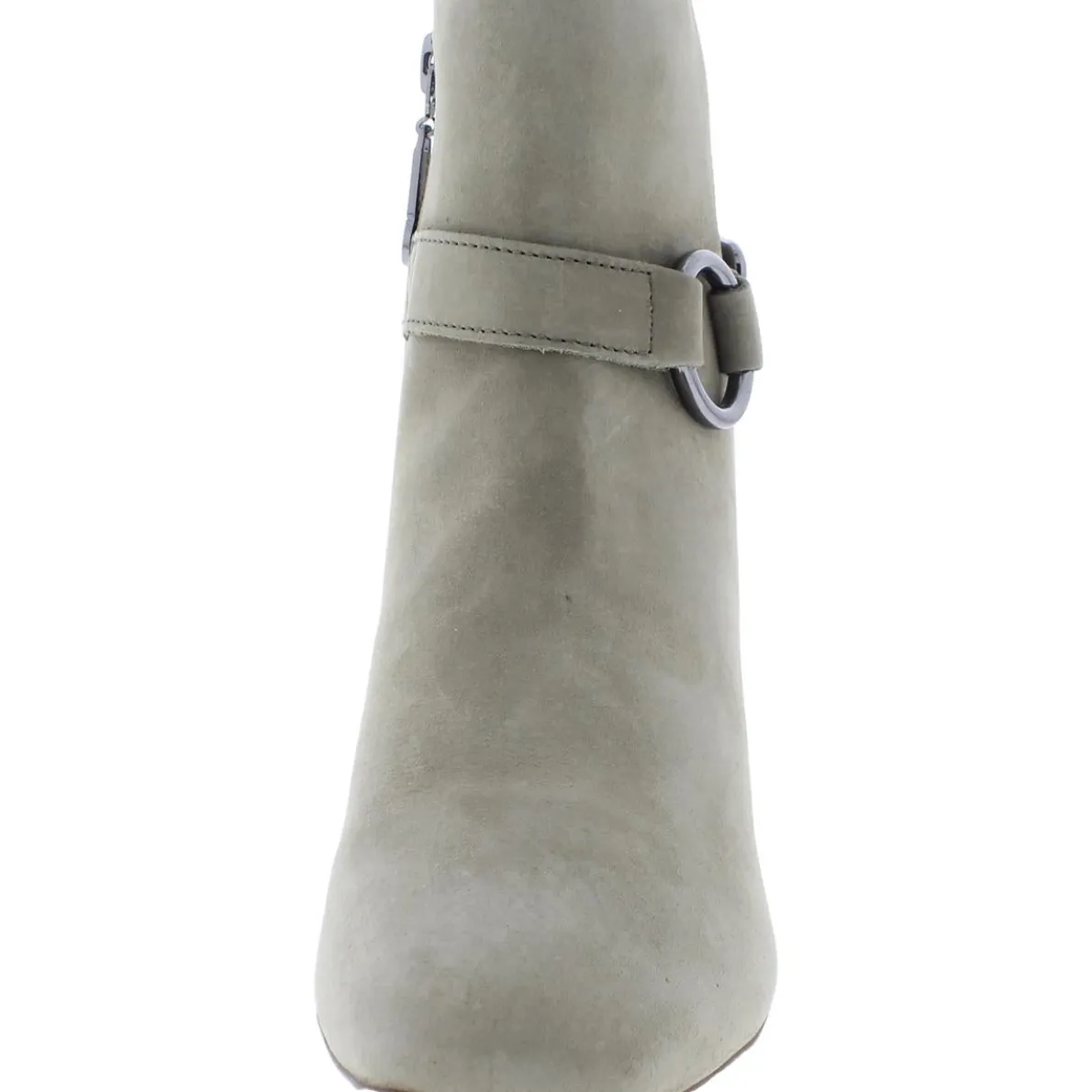 Madison Buckle Block Heel Ankle Boots