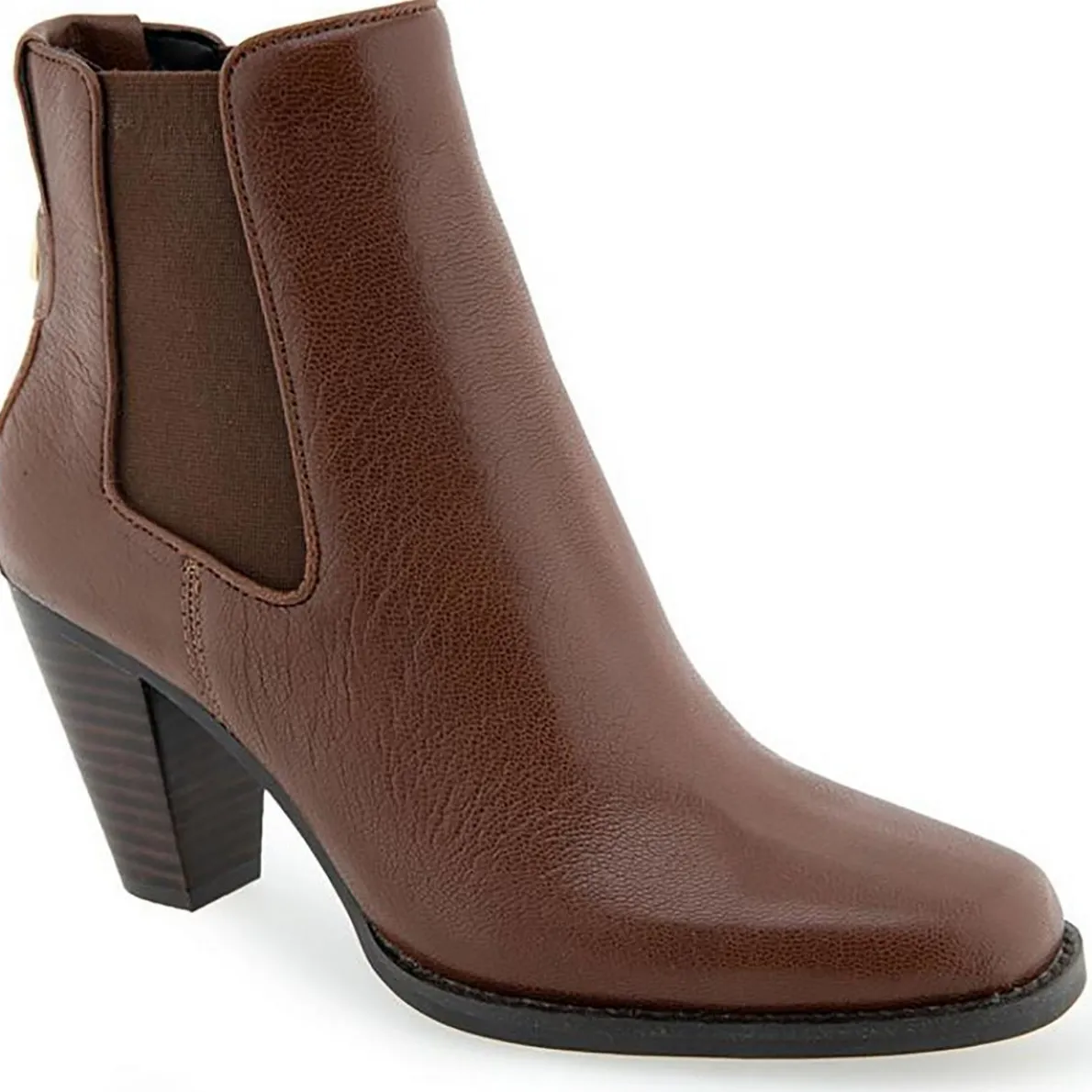 Lido Leather Heels Mid-Calf Boots