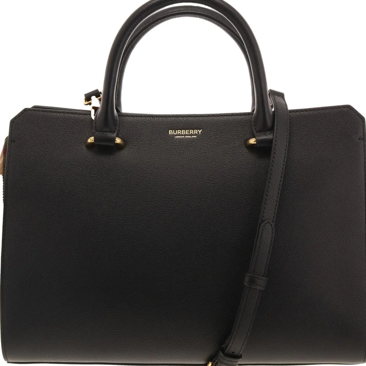 Banwell Mixed Media Leather Satchel Handbag