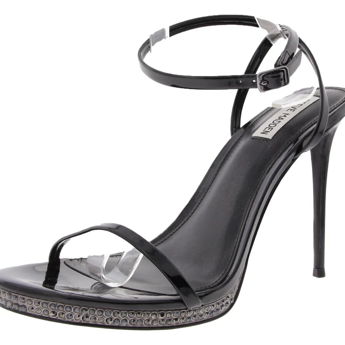 Ari Rhinestone Patent Heels