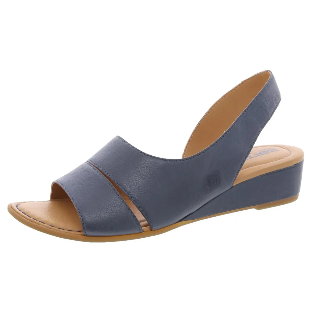Padded Insole Leather Slingback Sandals