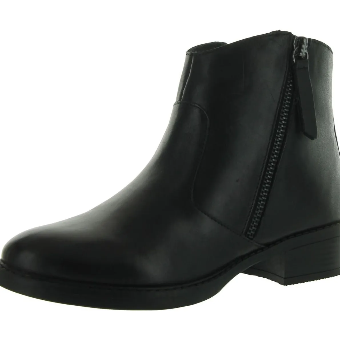 Lacy Leather Padded Insole Booties