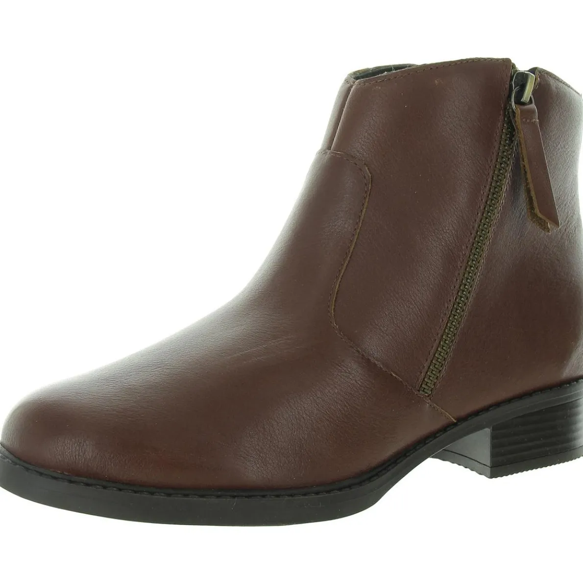 Lacy Leather Padded Insole Booties