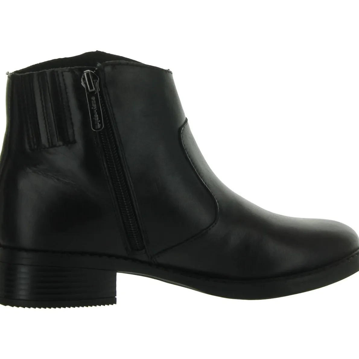 Lacy Leather Padded Insole Booties