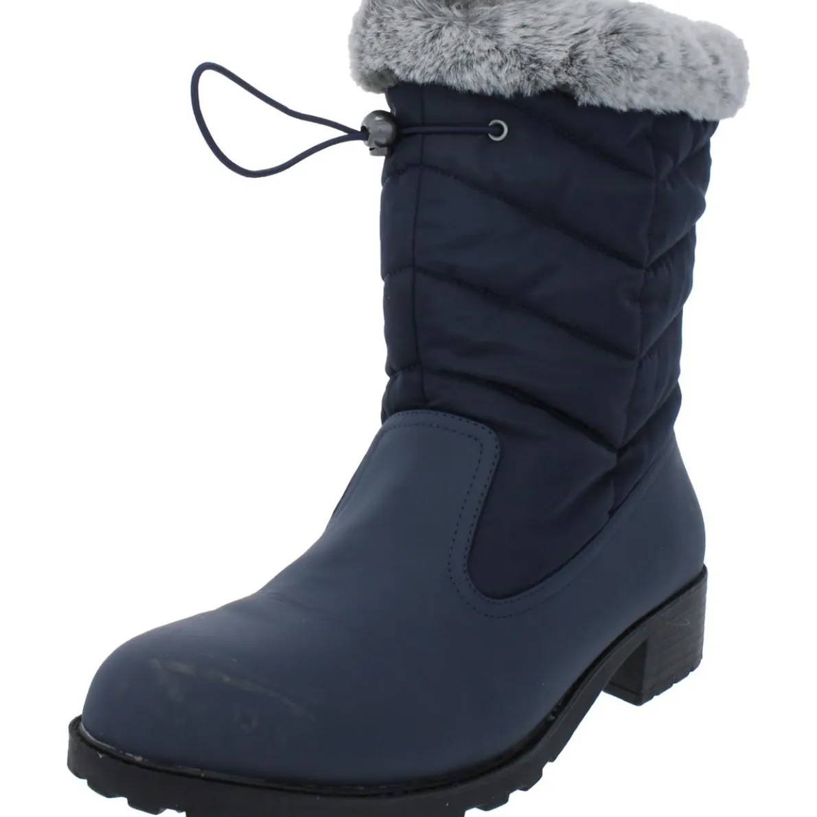 Bryce Faux Fur Lined Zipper Mid-Calf Boots