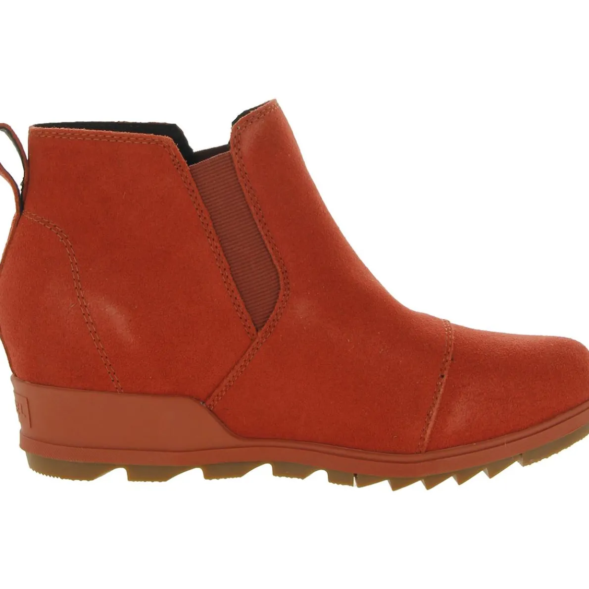 Evie Leather Dressy Wedge Boots