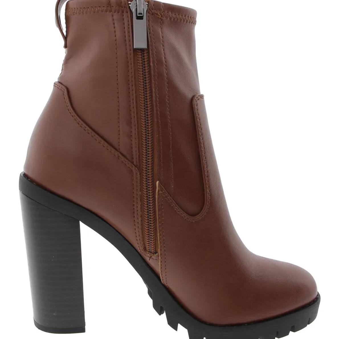 Pella Round Toe Zipper Ankle Boots
