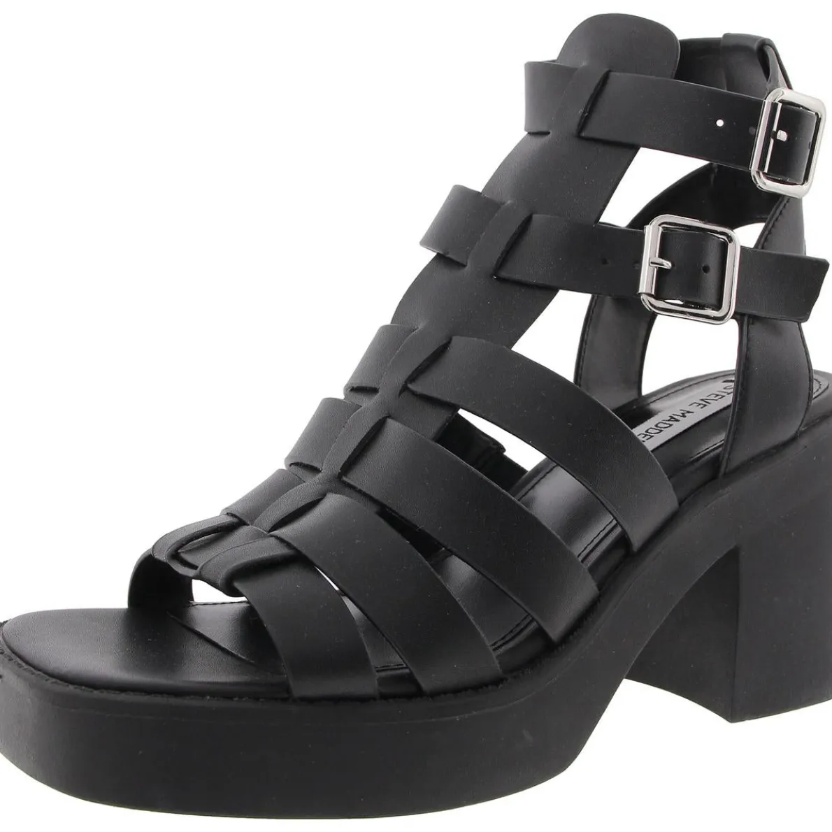 KIONA Buckle Leather Ankle Strap