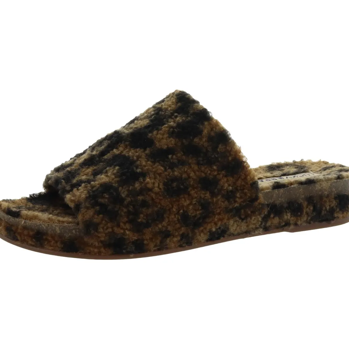 Gadini Faux Shearling Open Toe Slide Slippers