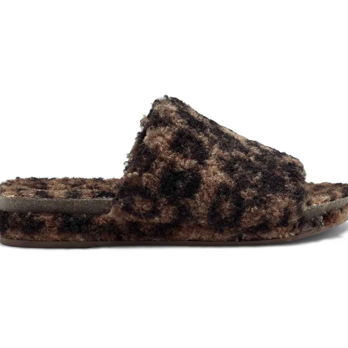 Gadini Faux Shearling Open Toe Slide Slippers