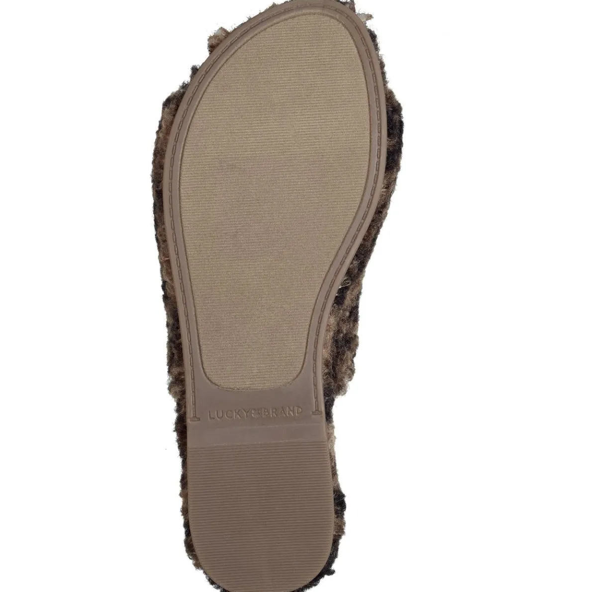 Gadini Faux Shearling Open Toe Slide Slippers