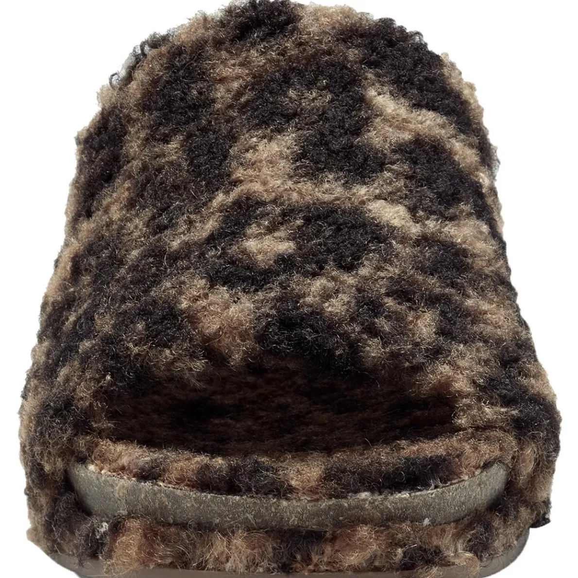 Gadini Faux Shearling Open Toe Slide Slippers