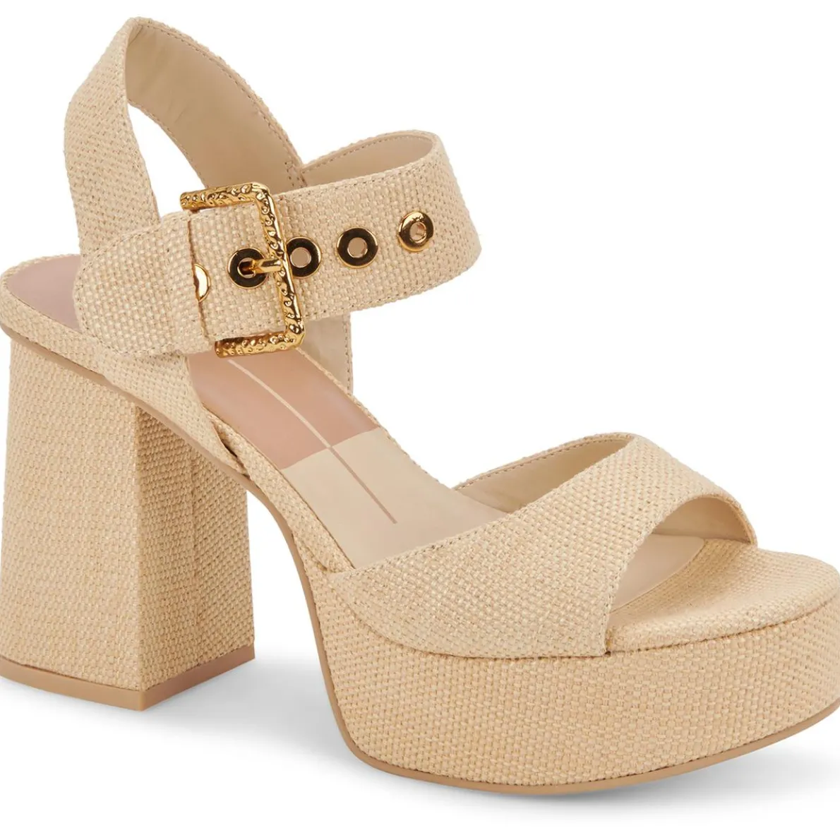 Bobby Buckle Ankle Strap Block Heel