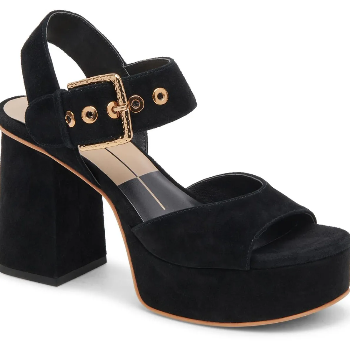Bobby Buckle Ankle Strap Block Heel